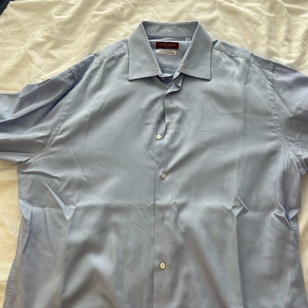 Blue Strada Dress Shirt